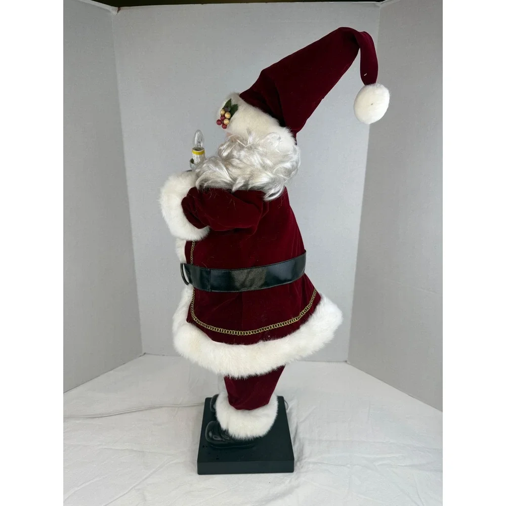 Vintage Traditions Deluxe Animated Santa with Light and Music 16 Holiday Tunes‎